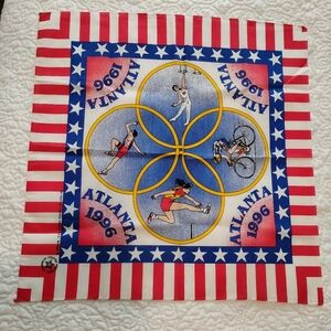 1996 Atlanta Olympics Vintage Bandana Scarf